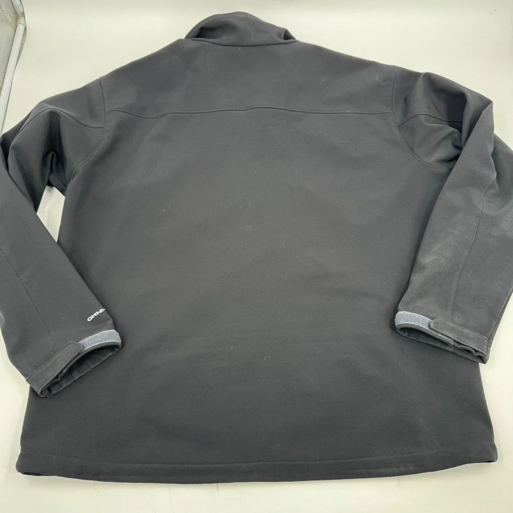 Columbia Mens XL Omni‎ Windbreaker Full Zip Softshell Jacket Black
